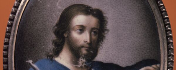 Дробница с изображением евангелиста Луки - Sputnik Грузия