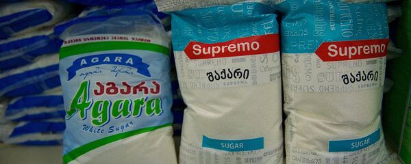 შაქარი სურსათს მაღაზიის დახლებზე - Sputnik საქართველო