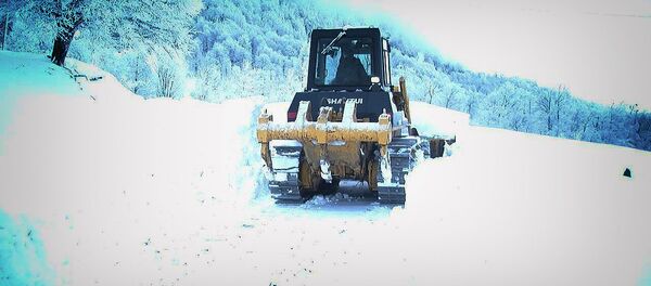 თოვლის გამწმენდი ტრაქტორი - Sputnik საქართველო