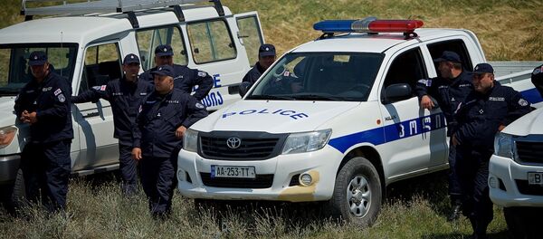 პოლიციის თანამშრომლები პოლიციის თანამშრომლები - Sputnik საქართველო