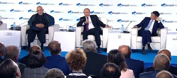 Владимир Путин о RT, Sputnik и про женщину-президента - Sputnik Грузия