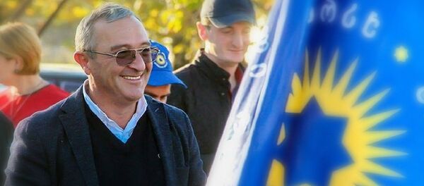 Кандидат в мэры Поти Гоча Курдгелия Кандидат в мэры Поти Гоча Курдгелия - Sputnik Грузия