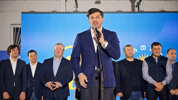 Каха Каладзе выступает перед своими сторонниками - Sputnik Грузия