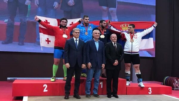Триумф грузинских тяжелоатлетов на молодежном чемпионате Европы - Sputnik Грузия