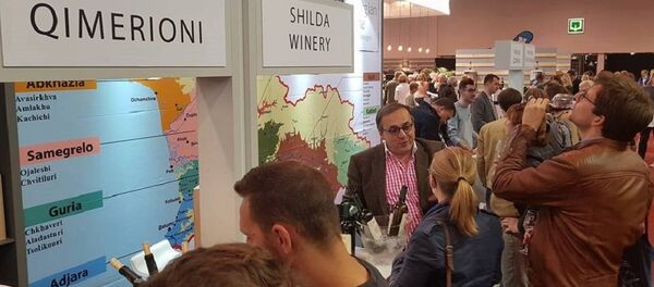 ქართული ღვინო საერთაშორისო გამოფენაზე MEGA VINO 2017 ქართული ღვინო საერთაშორისო გამოფენაზე MEGA VINO 2017 - Sputnik საქართველო