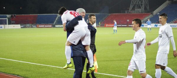 Защитник сборной Грузии по футболу и СКА-Хабаровск Георгий Наваловски Защитник сборной Грузии по футболу и СКА-Хабаровск Георгий Наваловски - Sputnik Грузия