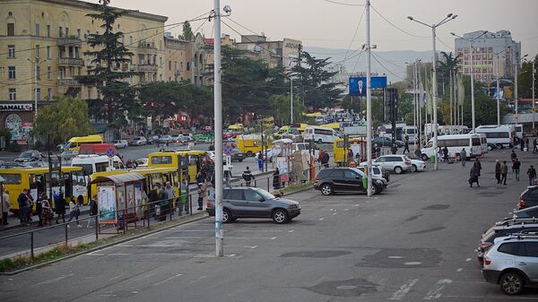 Вокзальная площадь в Тбилиси - Sputnik Грузия