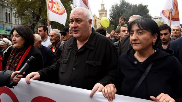 Альянс патриотов Грузии проводит акцию протеста - Sputnik Грузия