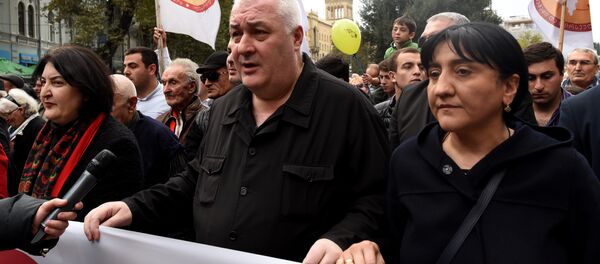 „საქართველოს პატრიოტთა ალიანსის“ საპროტესტო აქცია „საქართველოს პატრიოტთა ალიანსის“ საპროტესტო აქცია - Sputnik საქართველო