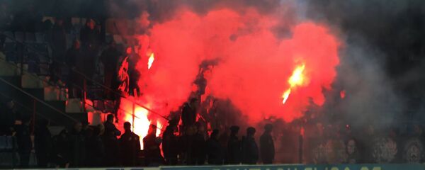 Футбол. Болельщики на матче Дила Гори - Торпедо Кутаиси Футбол. Болельщики на матче Дила Гори - Торпедо Кутаиси - Sputnik Грузия
