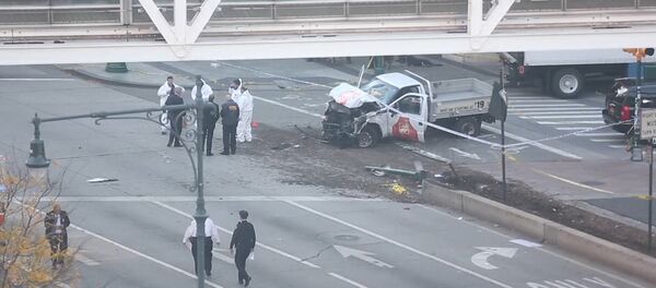 Теракт в Нью-Йорке: засняты первые минуты и задержание убийцы - Sputnik Грузия