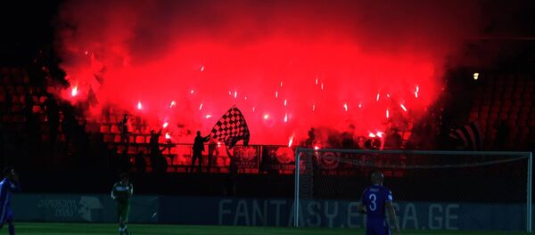 გულშემატკივარი ქუთაისის სტადიონზე გულშემატკივარი ქუთაისის სტადიონზე - Sputnik საქართველო