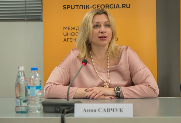 Генеральный директор Российской детской киноакадемии Киноостров, член Совета кинематографистов РФ Анна Савчук - Sputnik Грузия