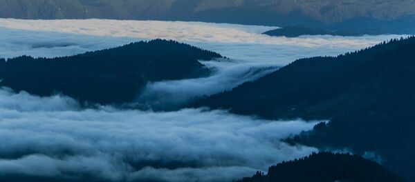 ხედი გოდერძის უღელტეხილიდან - Sputnik საქართველო