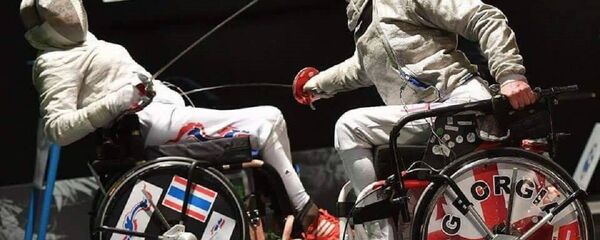 Грузинская фехтовальщица на колясках Ирма Хецуриани - Sputnik Грузия