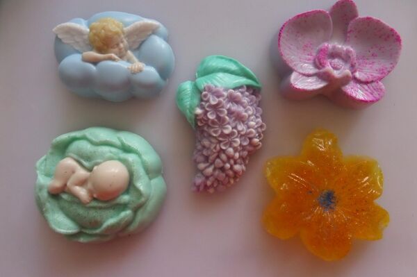 სხვადასხვა ფორმის საპნები სხვადასხვა ფორმის საპნები - Sputnik საქართველო