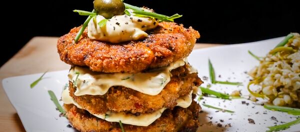 Котлеты из лососины с соусом тартар - Sputnik Грузия