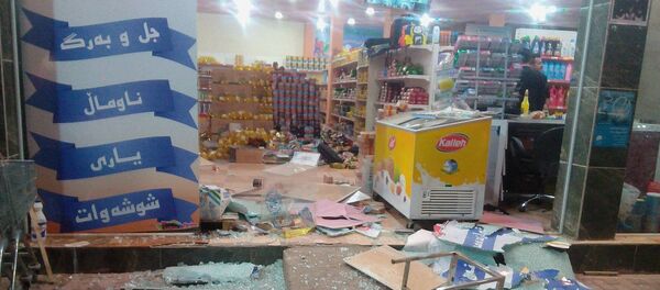 Разрушенный землетрясением магазин в Ираке - Sputnik Грузия