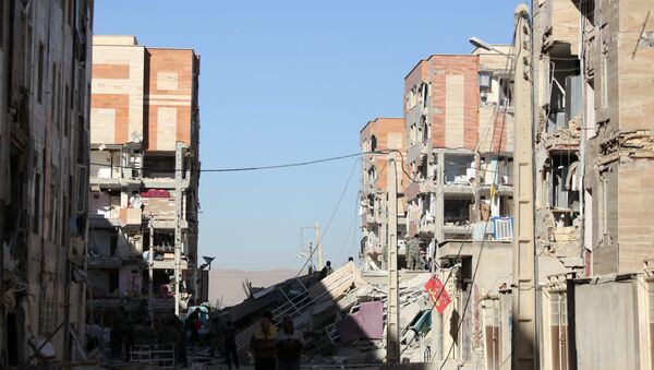 Последствия землетрясения на границе Ирака и Ирана - Sputnik Грузия