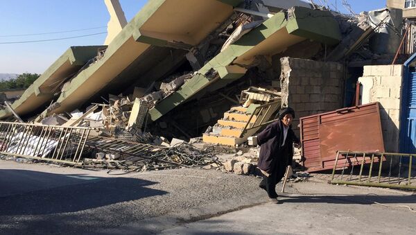 Последствия землетрясения на границе Ирака и Ирана - Sputnik Грузия