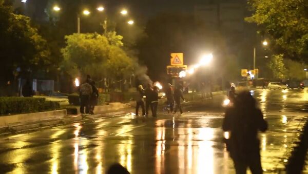 Беспорядки в Афинах во время демонстрации - Sputnik Грузия