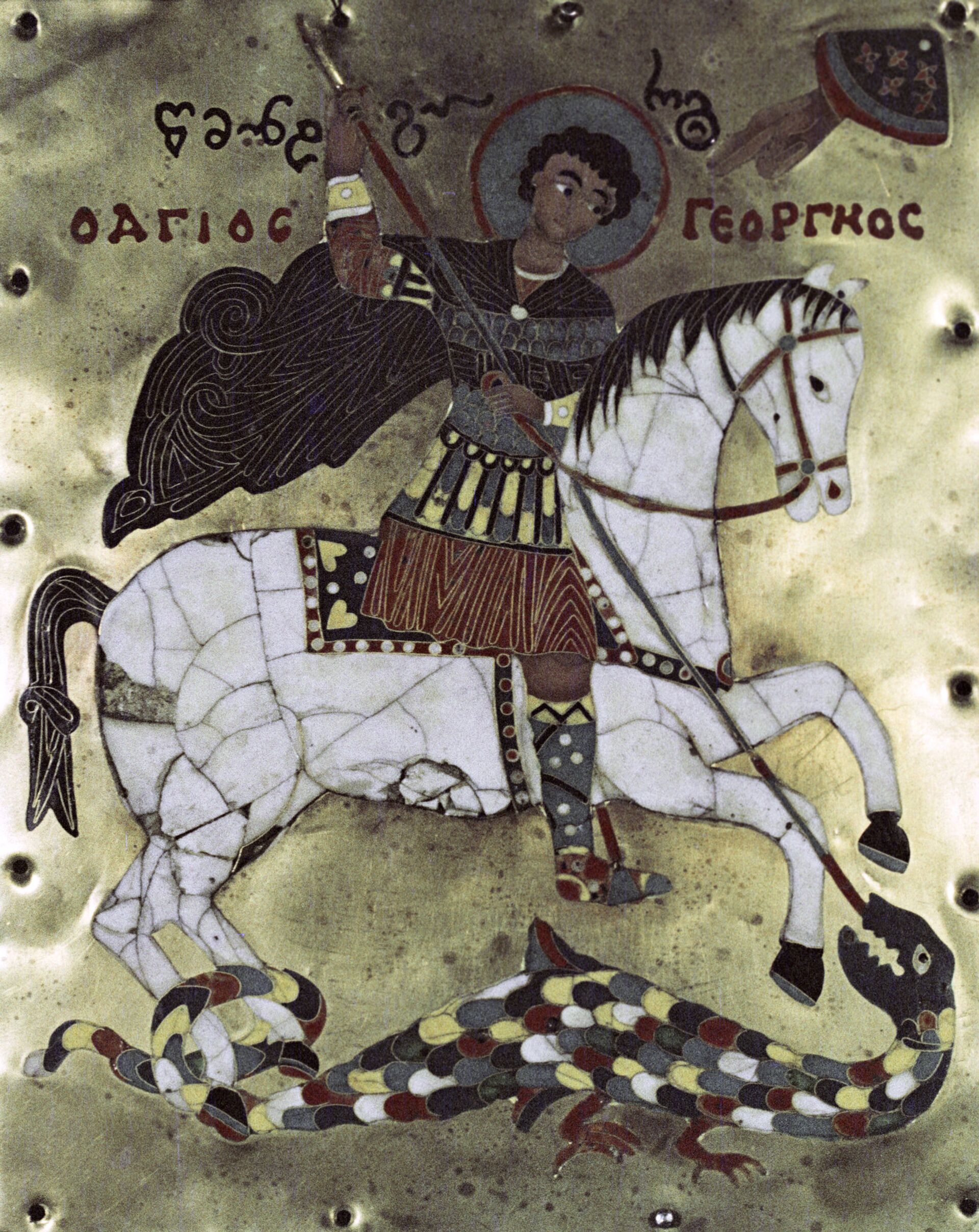 Икона с изображением святого Георгия - Sputnik საქართველო, 1920, 23.11.2022