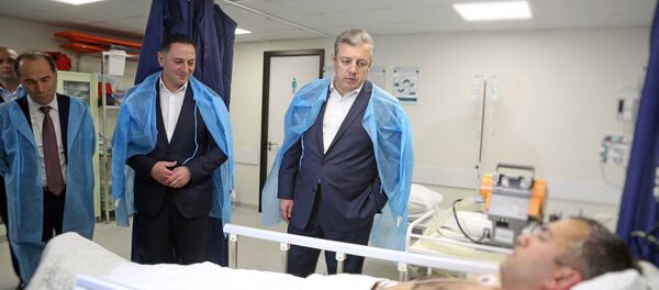 გიორგი კვირიკაშვილმა და ვახტანგ გომელაურმა სპეცრაზმელები მოინახულეს გიორგი კვირიკაშვილმა და ვახტანგ გომელაურმა სპეცრაზმელები მოინახულეს - Sputnik საქართველო