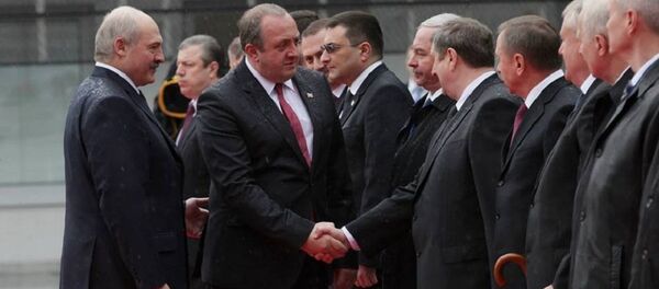Александр Лукашенко и Георгий Маргвелашвили Александр Лукашенко и Георгий Маргвелашвили - Sputnik საქართველო