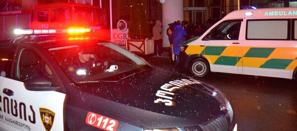 Пожар в батумской гостинице Лео Гранд Пожар в батумской гостинице Лео Гранд - Sputnik Грузия