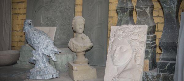 Каменные фигуры, изготавливаемые LG Group - Sputnik Грузия