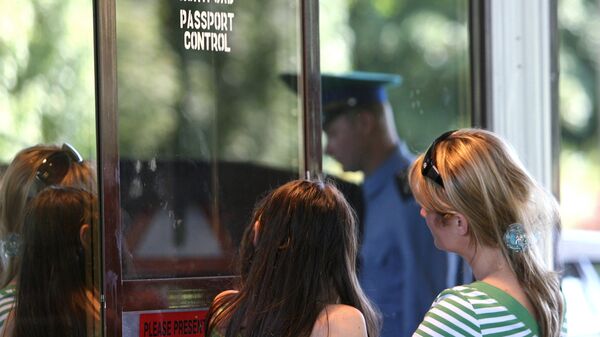 Работа отделения погранконтроля Мамоново-Автодорожное в Калининградской области Работа отделения погранконтроля Мамоново-Автодорожное в Калининградской области - Sputnik Грузия