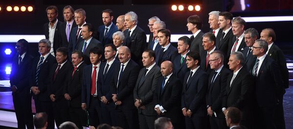 Тренеры стран-участниц на официальной жеребьевке чемпионата мира по футболу 2018 - Sputnik Грузия