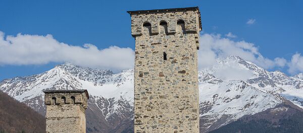 კოშკები მესტიაში - Sputnik საქართველო