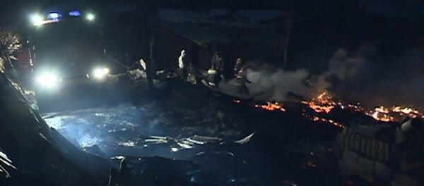 Пожар уничтожил школу в Аджарии: кадры с места ЧП - Sputnik Грузия