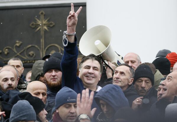 Экс-президент Грузии Михаил Саакашвили во вторник снова оказался в центре внимания мировых СМИ - Sputnik Грузия