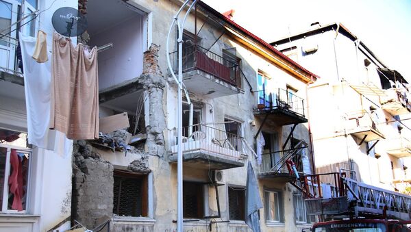 Последствия взрыва газа в жилом доме в Батуми - Sputnik საქართველო
