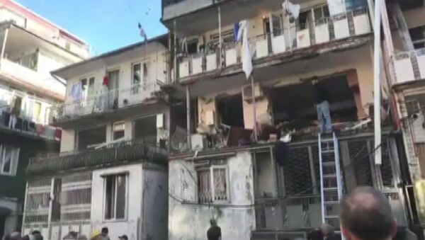 Очевидец снял на видео последствия взрыва в Батуми - Sputnik Грузия