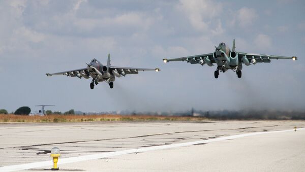 Российская боевая авиация на авиабазе Хмеймим в Сирии - Sputnik Грузия