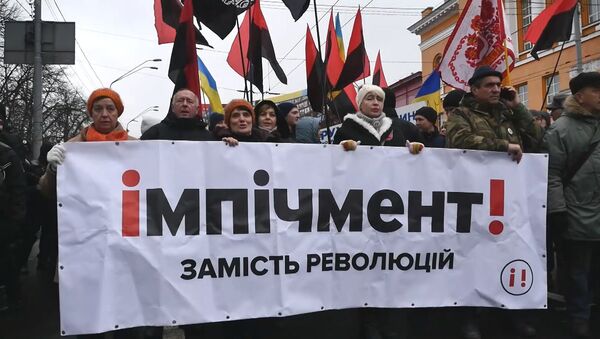 Массовые митинги в поддержку Саакашвили в Киеве - Sputnik Грузия