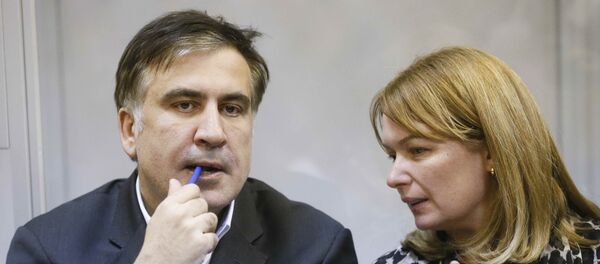 მიხეილ სააკაშვილი და სანდრა რულოფსი მიხეილ სააკაშვილი და სანდრა რულოფსი - Sputnik საქართველო