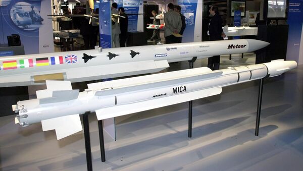 Ракета MICA французского производства на выставке военной промышленности - Sputnik Грузия