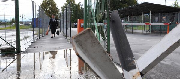სასაზღვრო პუნქტი „ენგური გალის რაიონში სასაზღვრო პუნქტი „ენგური გალის რაიონში - Sputnik საქართველო