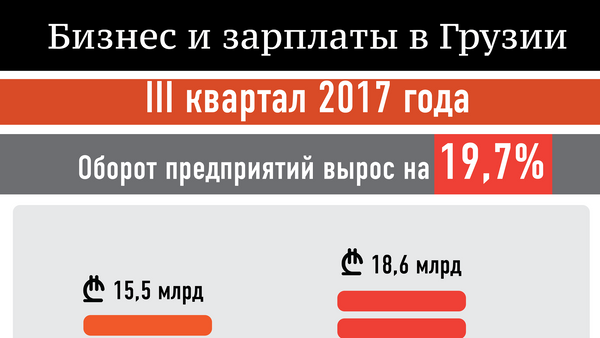 Бизнес и зарплаты в Грузии III квартал 2017 года - Sputnik Грузия