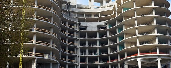 Строительство крупного бизнес-центра в центре грузинской столицы в рамках проекта Панорама Тбилиси - Sputnik Грузия