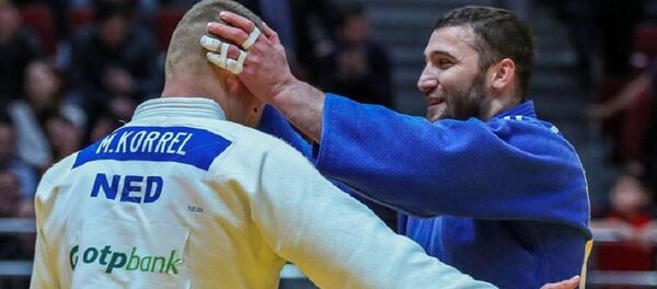 Дзюдоист Варлам Липартелиани (Грузия), завоевавший золотую медаль - Sputnik Грузия