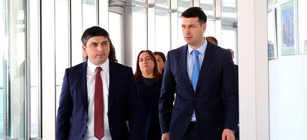 შს მინისტრის მოადგილე ლევან კაკავა და 112-ის დირექტორი ნიკოლოზ გელაშვილი - Sputnik საქართველო