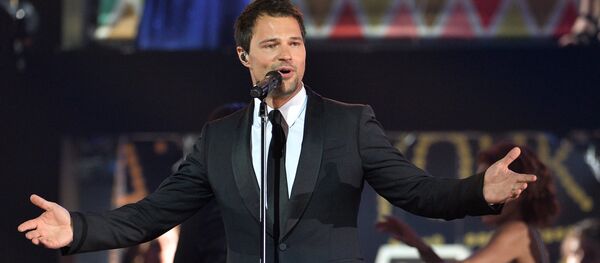 Актер Данила Козловский выступает на XIV ежегодной национальной телевизионной премии в области популярной музыки МУЗ-ТВ 2016 - Sputnik Грузия