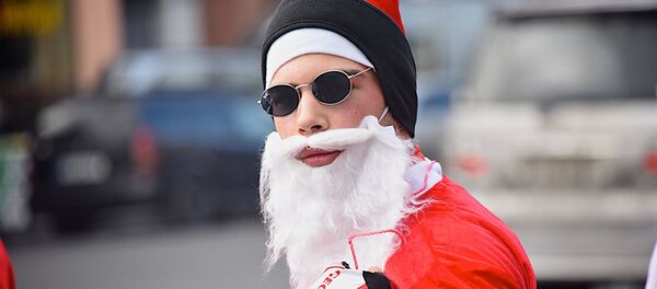 Велозаезд Санта Клаусов - Sputnik Грузия