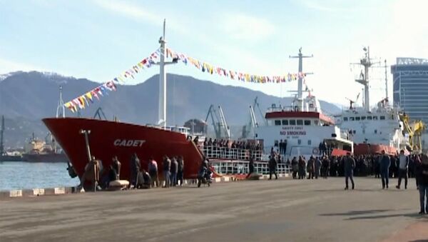 Морская академия в Батуми получила учебный танкер - Sputnik Грузия