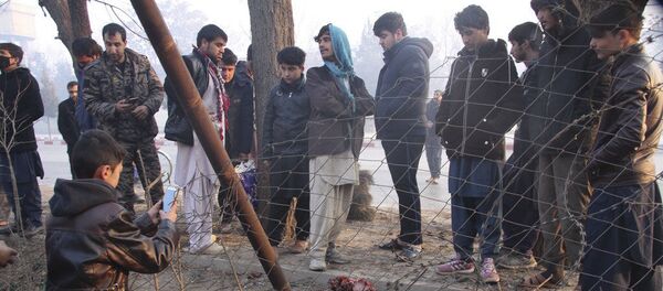 ხალხი ტერაქტის ადგილზე ქაბულში - Sputnik საქართველო